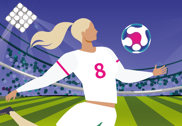 Bei der Fußball-Europameisterschaft der Frauen kannst du 15 $ gewinnen