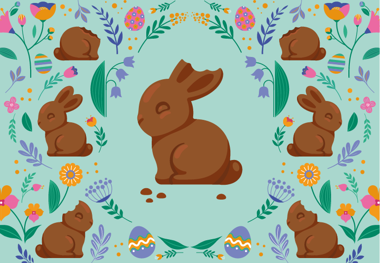 HOW DO YOU EAT A CHOCOLATE BUNNY? ?